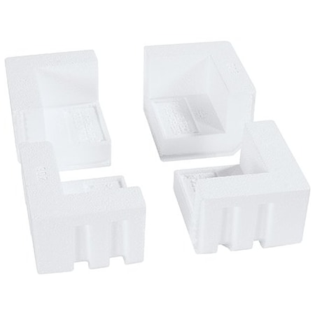 Bsc Preferred 4-7/8 x 4 x 3 1/4'' Foam Corners, 320PK PF202